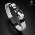 weißes Lederarmband herren infinity gravur personalisiert uniqal